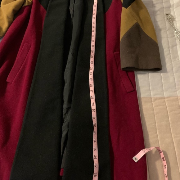 Ladies winter Wool long jacket/Coat size 6 - Picture 15 of 17